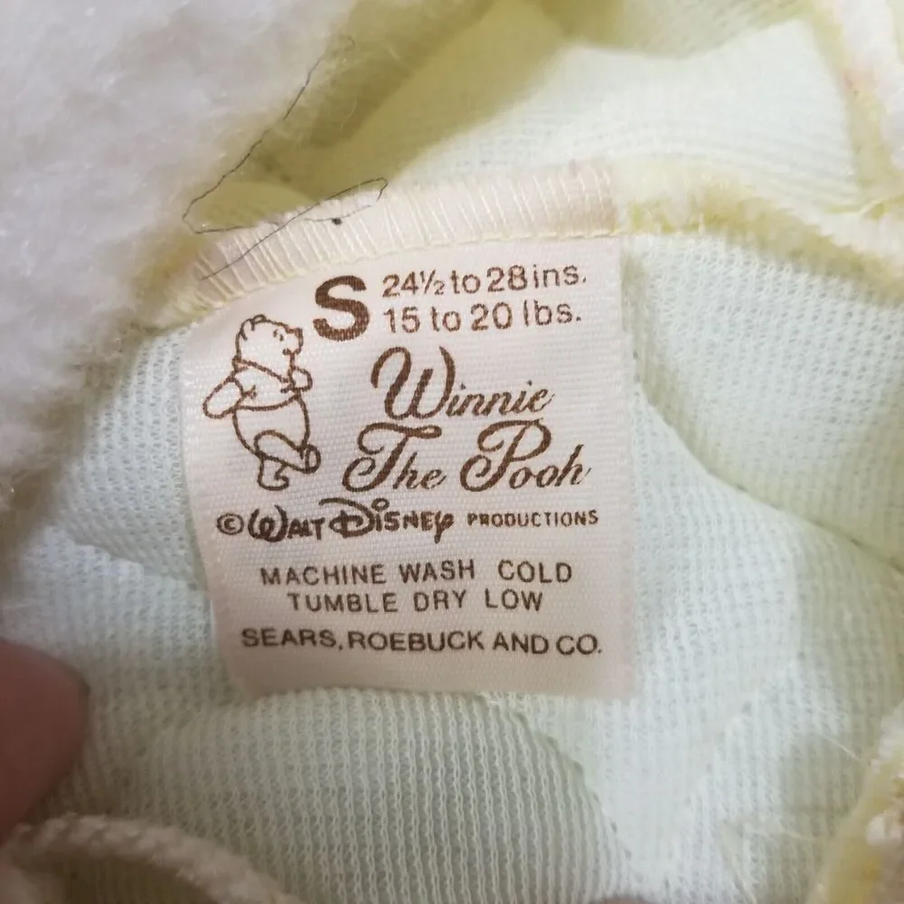 Vintage 1970's Walt Disney‎ Productions Pooh Toddler One Piece Size (S) Has Tear